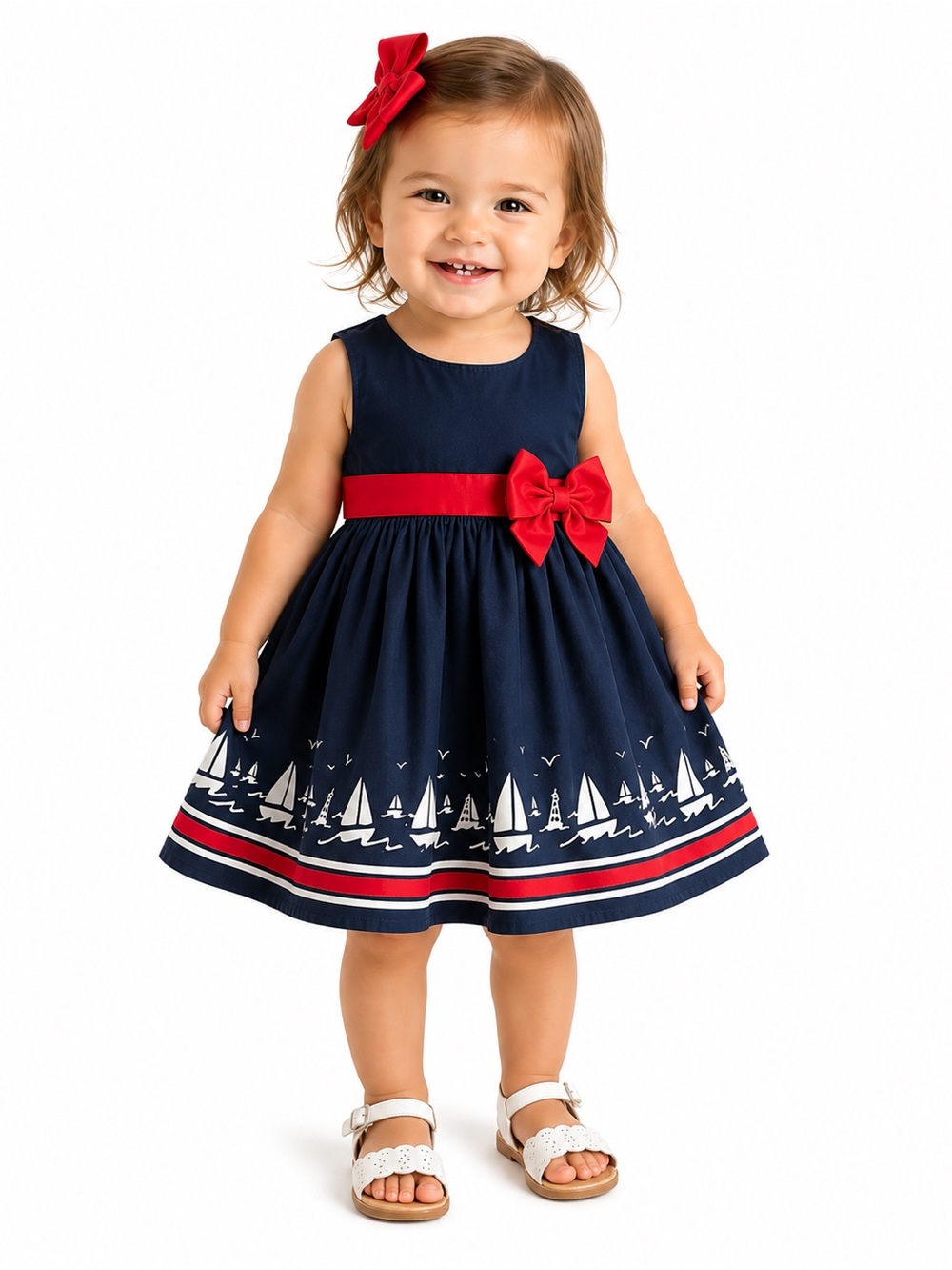 Maggie & Zoe Nautical Sailboat Dress | 24 Months